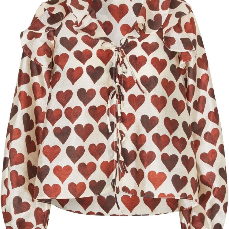 2067 Flat Textured Poly, Multi Ruffle Raglan Top