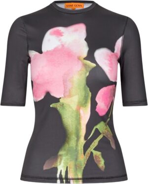 2244 Stocking Jersey, Elastic Short Sleeve Tshirt