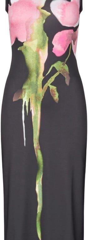 2244 Stocking Jersey, Elastic Tank Crewneck Dress