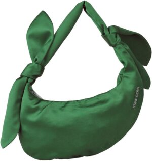 2314 Knotted Satchel, Satin Knotted Satchel