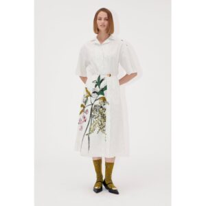 2339 Crisp Stripe Shirting, Workwear Midi Dress