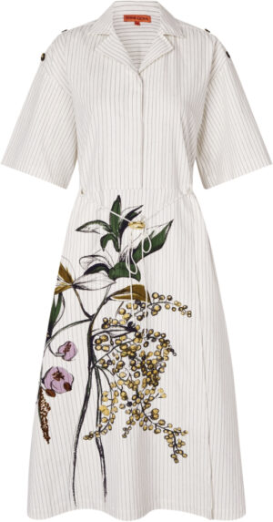 2339 Crisp Stripe Shirting, Workwear Midi Dress