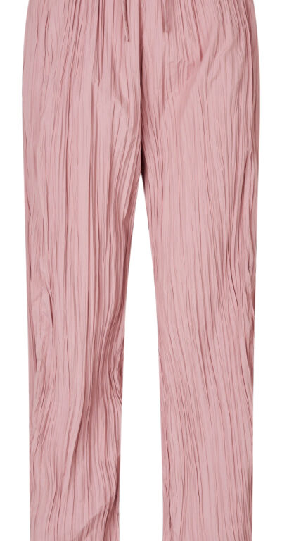 2342 Pleated Poly, Loose Pants w/ Tie
