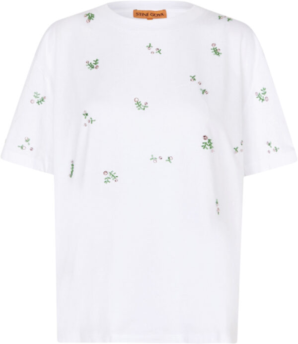 2366 Beaded Jersey, Oversize Short Sleeve Tshirt