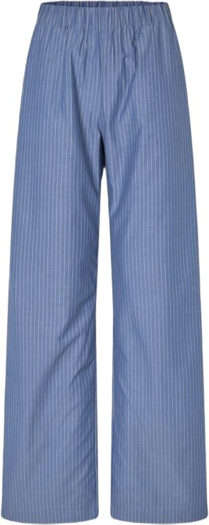 2405 Multistripe Shirting, Pocket Elasticated Long Pants