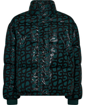 2424 Printed Tech, Long Sleeve Puffer