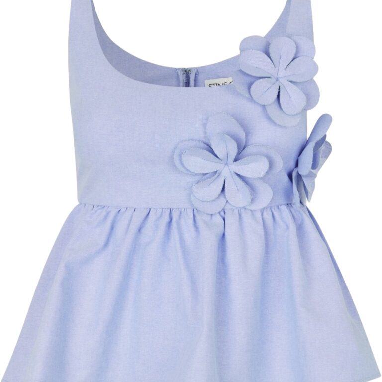 2464 Floral Shirting, Floral Peplum Top