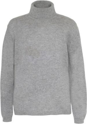 5659 Delmy Roll LS High-neck Knit