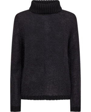 5663 Delmy Roll LS Sweater 100% Wool