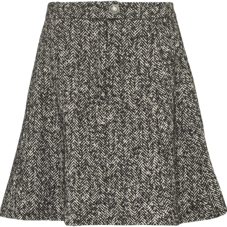 Sand 6959 Harisa - Elegante tweed mininederdel i førsteklasses italiensk kvalitet