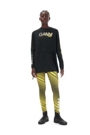 Active Mesh Layered Long Sleeve Ts