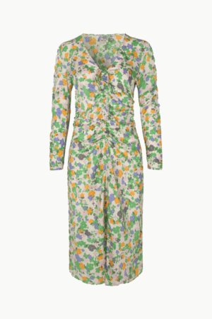 Aditri Dress - Garden - Baum und Pferdgarten - Mønstret L