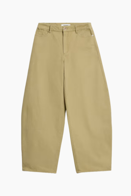 Barrel Trousers - Khaki - Holzweiler