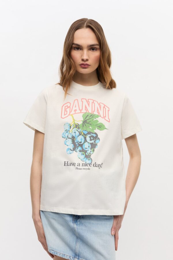 Basic Cotton Jersey Grapes Relaxed