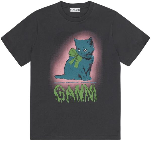 Basic Cotton Jersey Neon Kitty Tsh