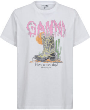 Basic Cotton Jersey Tshirt Boots P