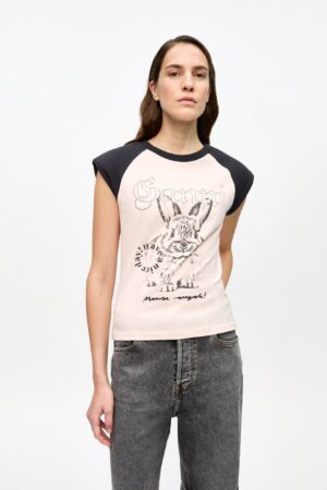 Basic Jersey Bunny Raglan Tshirt