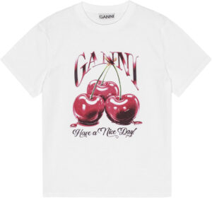 Basic Jersey Cherry Relaxed Tshirt