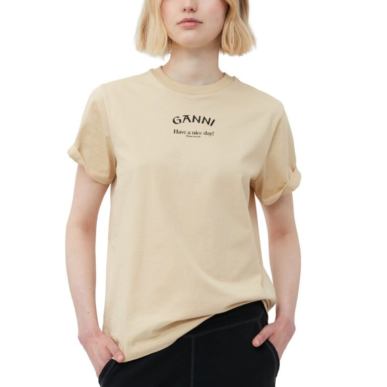 Basic Jersey Ganni Relaxed Tshirt