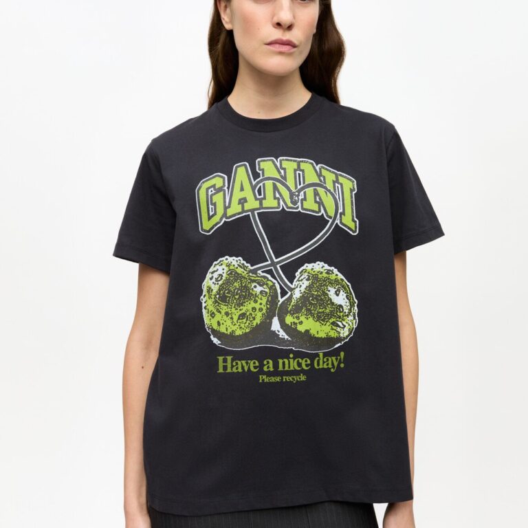 Basic Jersey Green Cherry Relaxed T