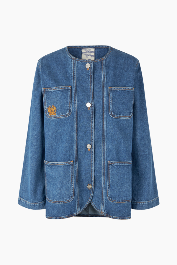 Beata Jacket - Classic Blue Denim - Baum und Pferdgarten - Blå XS