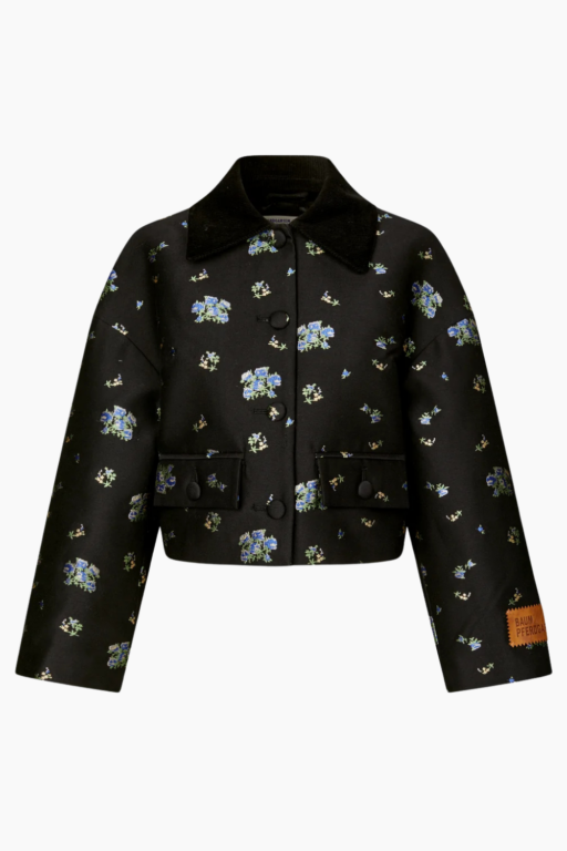Bebeth Jacket - Black Small Flower - Baum und Pferdgarten