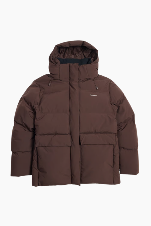 Besseggen Down Jacket - Brown - Holzweiler