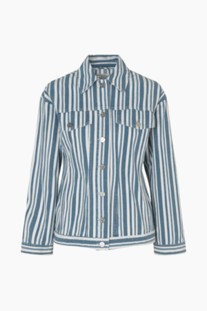 Billie Jacket - Striped Spring Denim - Baum und Pferdgarten - Stribet M