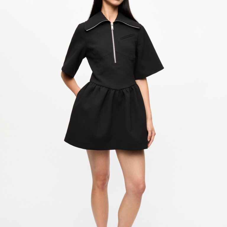 Bonded Crepe Mini Dress