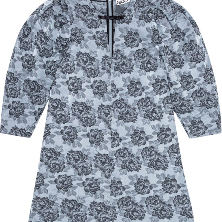 Botanical Jacquard Ashaped Mini Dr