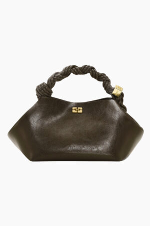 Bou Crinkle Oleatex B2100035 - Dark Olive - GANNI - Brun One Size