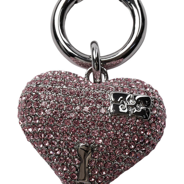Bou Heart Charm Locker Strass