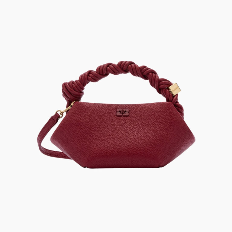 Bou Mini Grained B2100146 - Red Dahlia - GANNI - Rød One Size