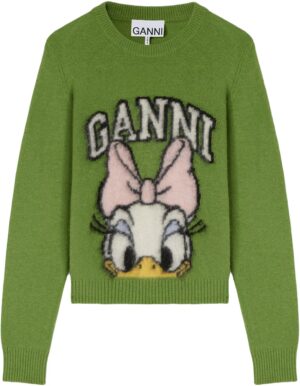 Brushed Alpaca Daisy Crewneck