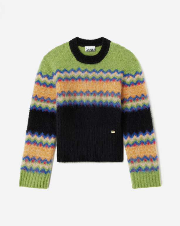 Brushed Alpaca Fairisle Sweater