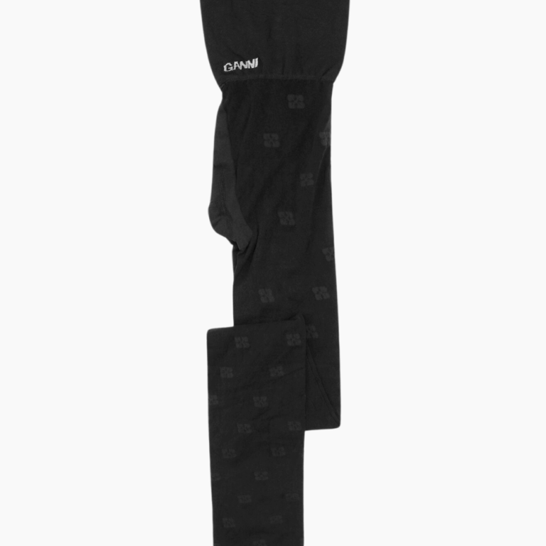 Butterfly Lace Tight Black A5545 - Black - GANNI - Sort S