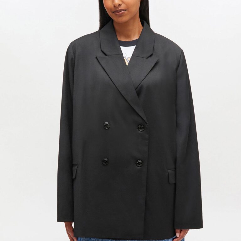 Calendered Wool Blazer