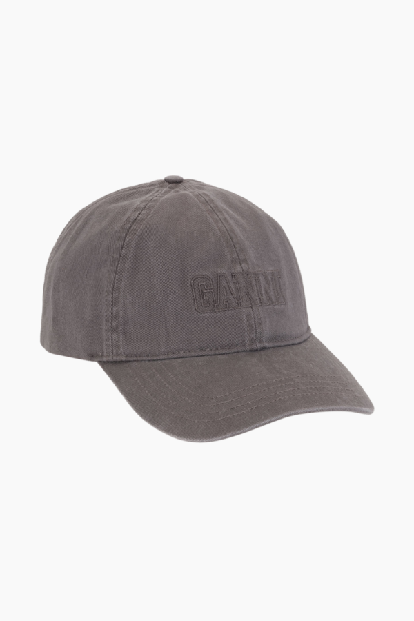 Cap Hat A6302 - Frost Gray - GANNI - Grå One Size