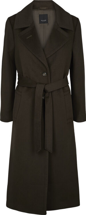 Cashmere Blend Coat Clareta Belt Long