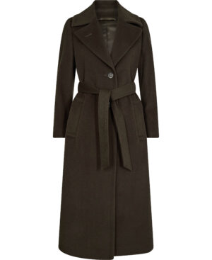 Cashmere Blend Coat Clareta Belt Long