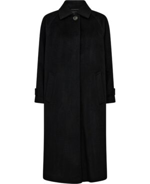 Cashmere Coat W Safran W