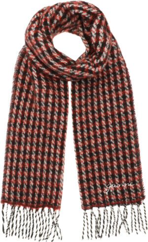 Check Mix Woven Scarf