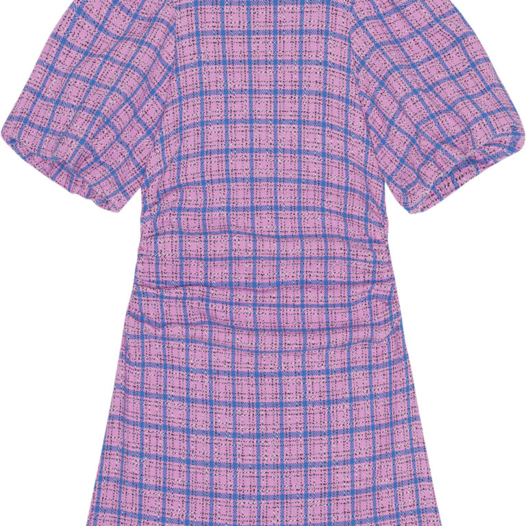 Check Suiting Mini Dress