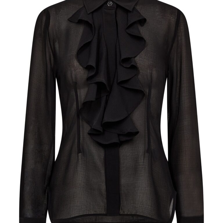 Chiffon Ruffle Shirt