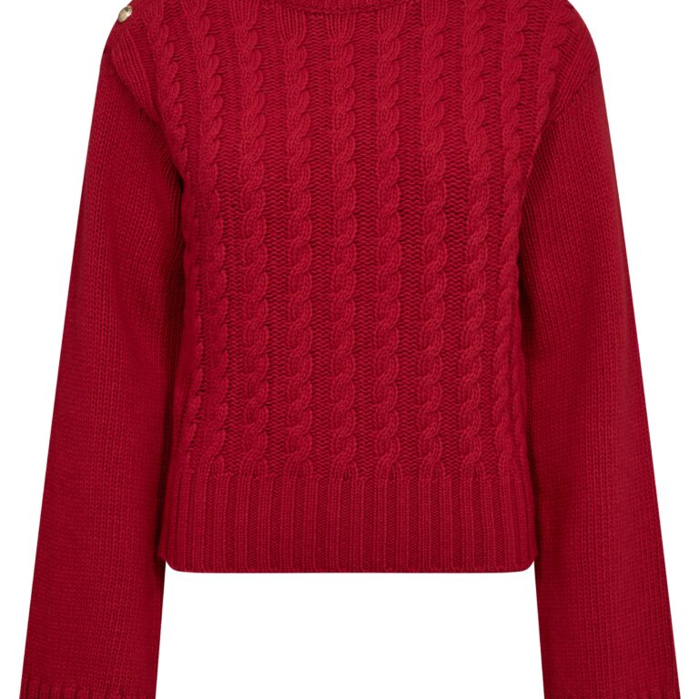 Chunky Cable Wool Mix Sweater