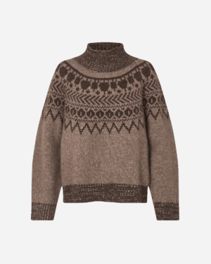 Ciana - Brown Fair Isle