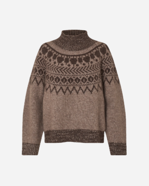 Ciana - Brown Fair Isle