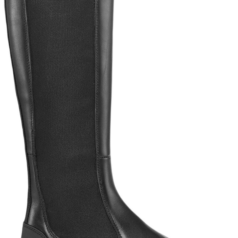 Cleated High Chelsea Boot Black Sti