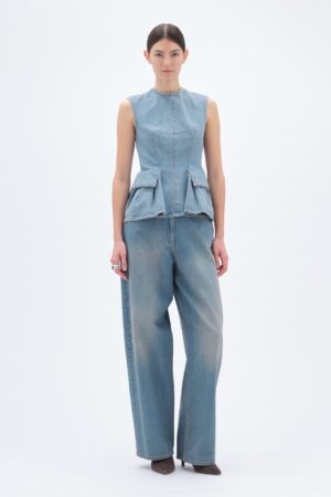 Cocoon Denim Pants