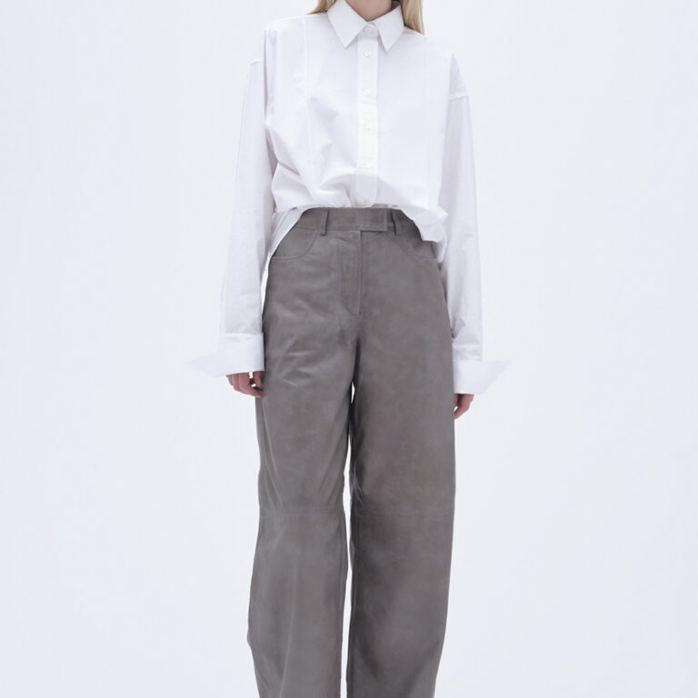 Cocoon Leather Pants